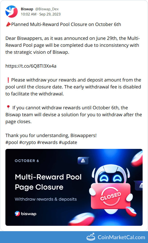 Multi-Reward Pool Closure image