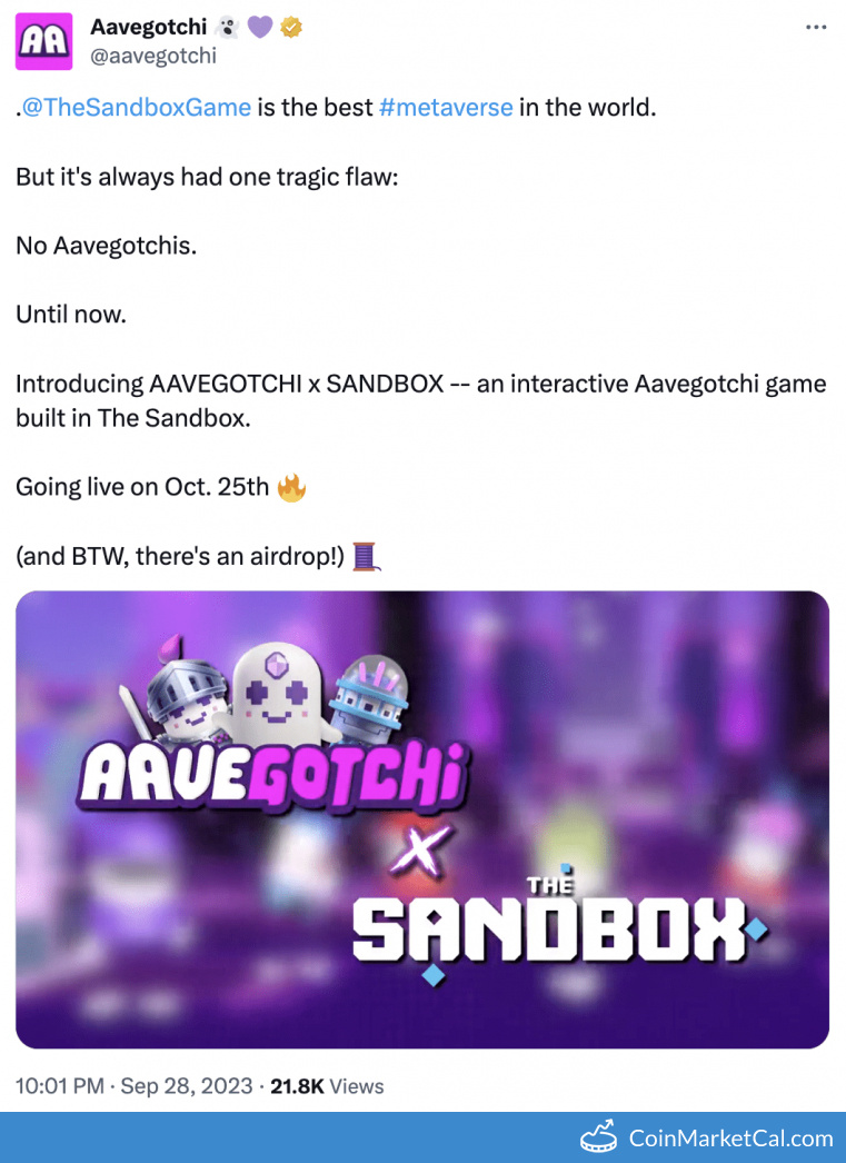 Aavegotchi x Sandbox image