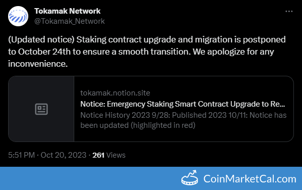 Staking Contract Upgrade image