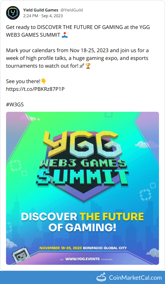 YGG Web3 Games Summit image