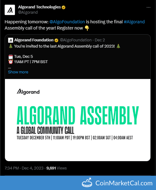 Algorand Assembly Call image