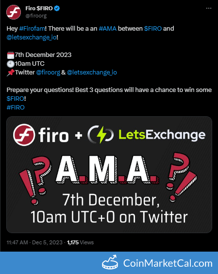 FIRO x Lets Exchange AMA image