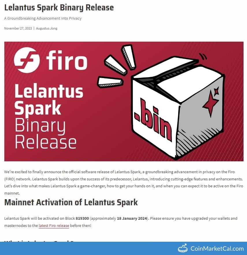 Lelantus Spark Activation image