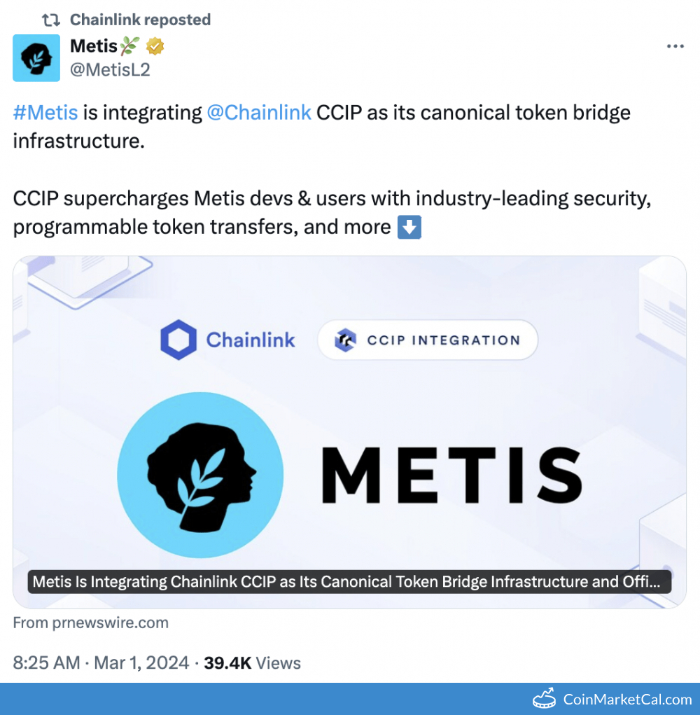 Metis Integrates CCIP image