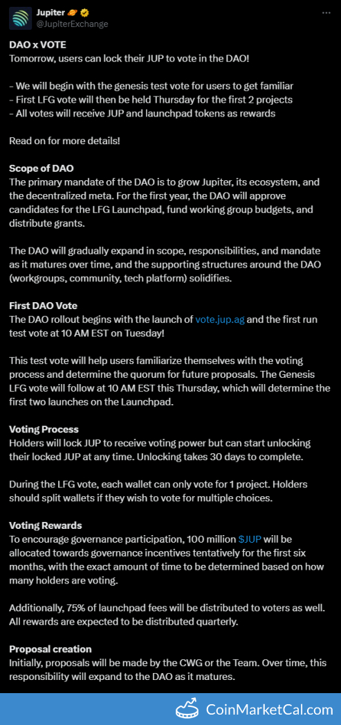 DAO Voting Launch image