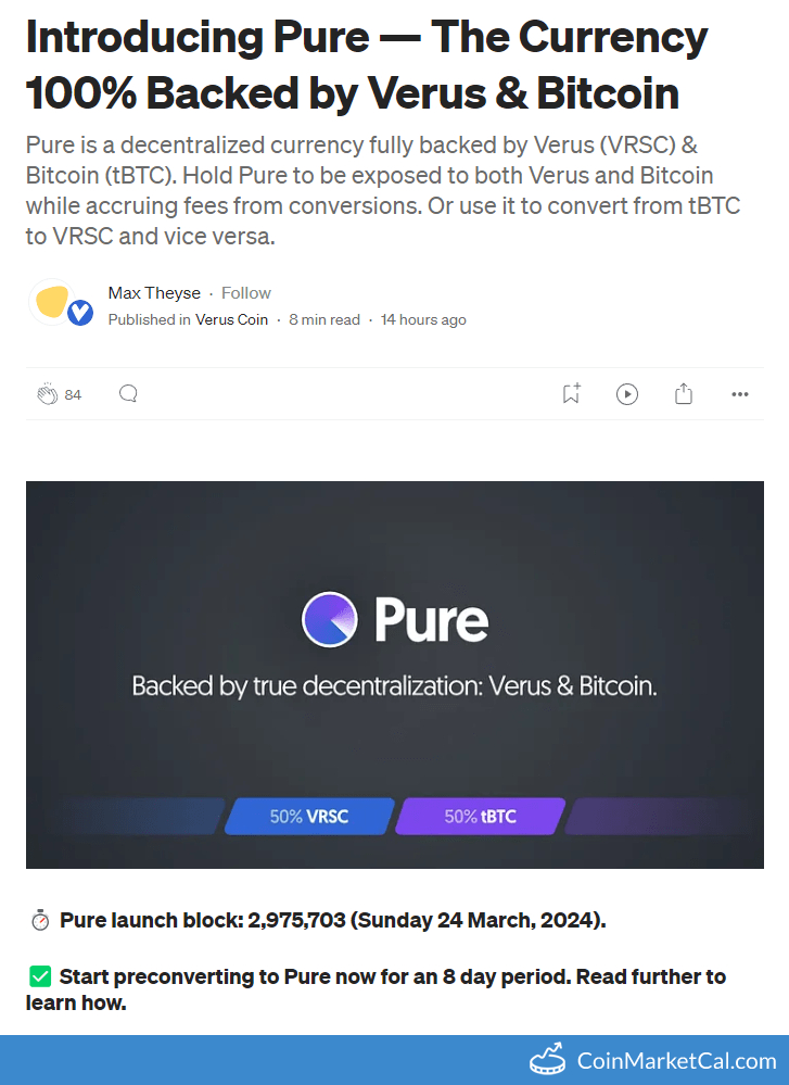 Pure Currency Launch image