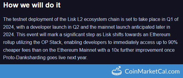 Lisk L2 Testnet Launch image