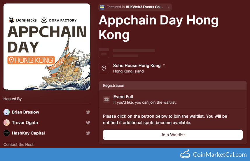 Appchain Day Hong Kong image