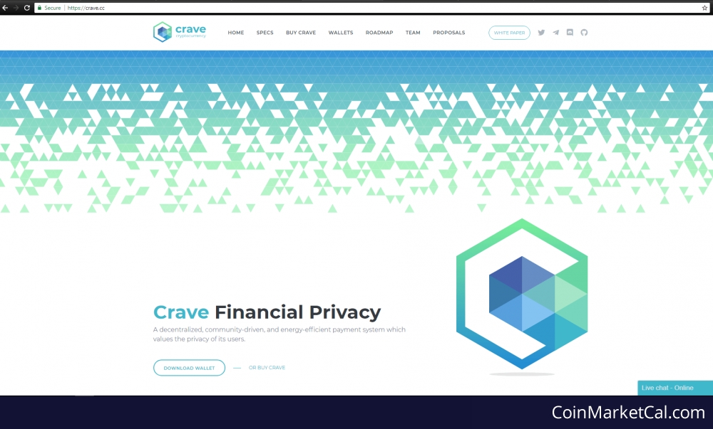 New Crave Website Domain image