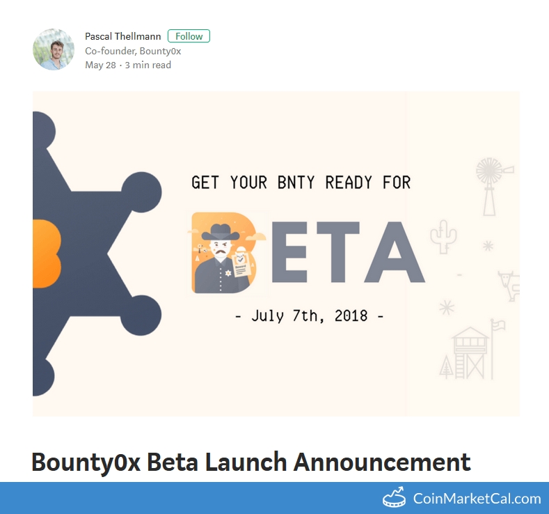 Bounty0x Beta Launch image