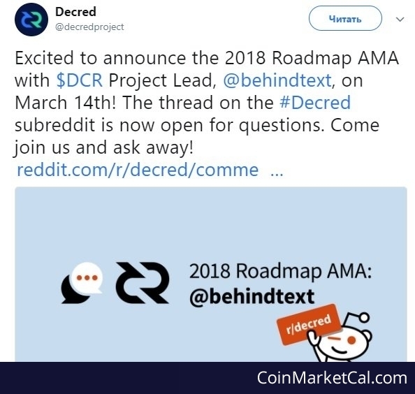2018 Roadmap AMA image