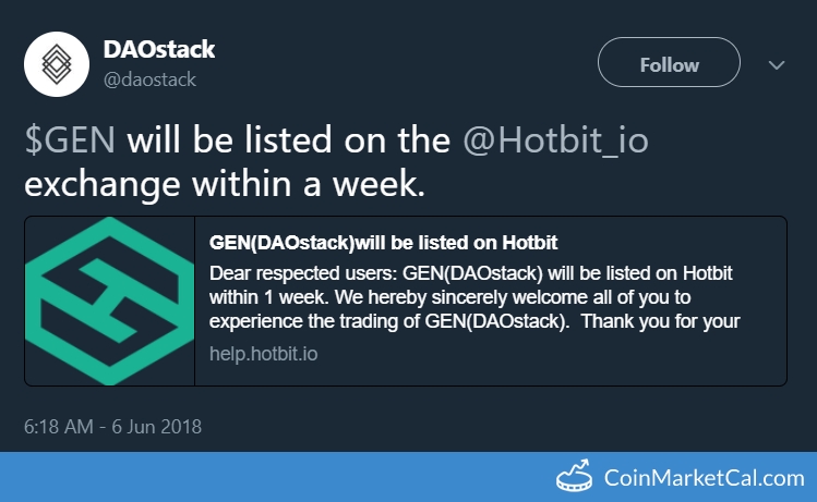 Hotbit Exchange Listing image