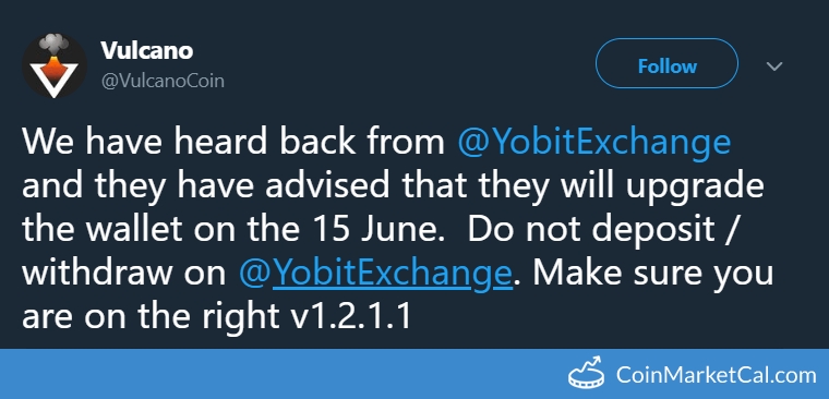 Yobit Wallet Upgrade image