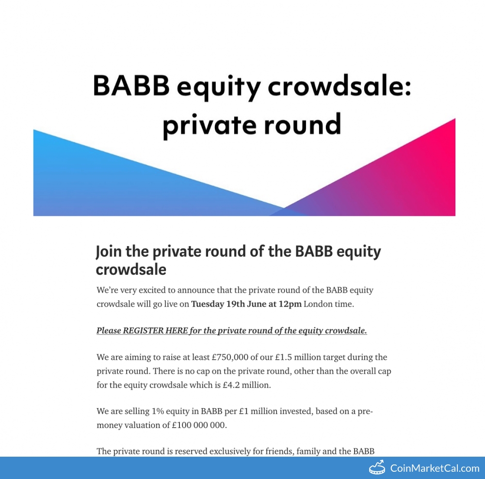BABB Equity Crowdsale image