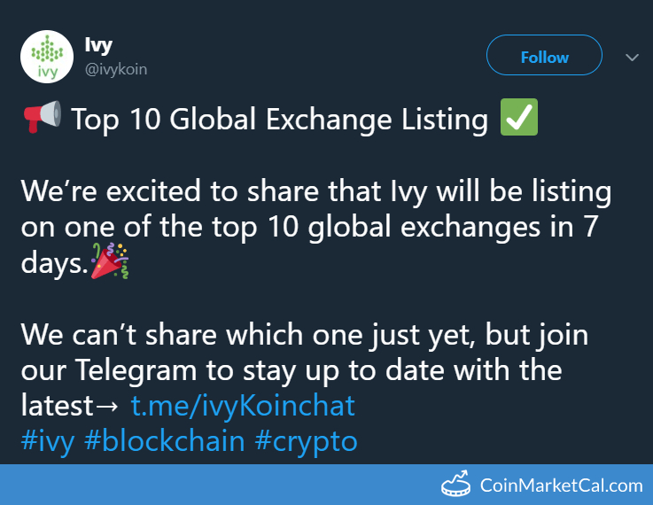 Top 10 Exchange Listing image