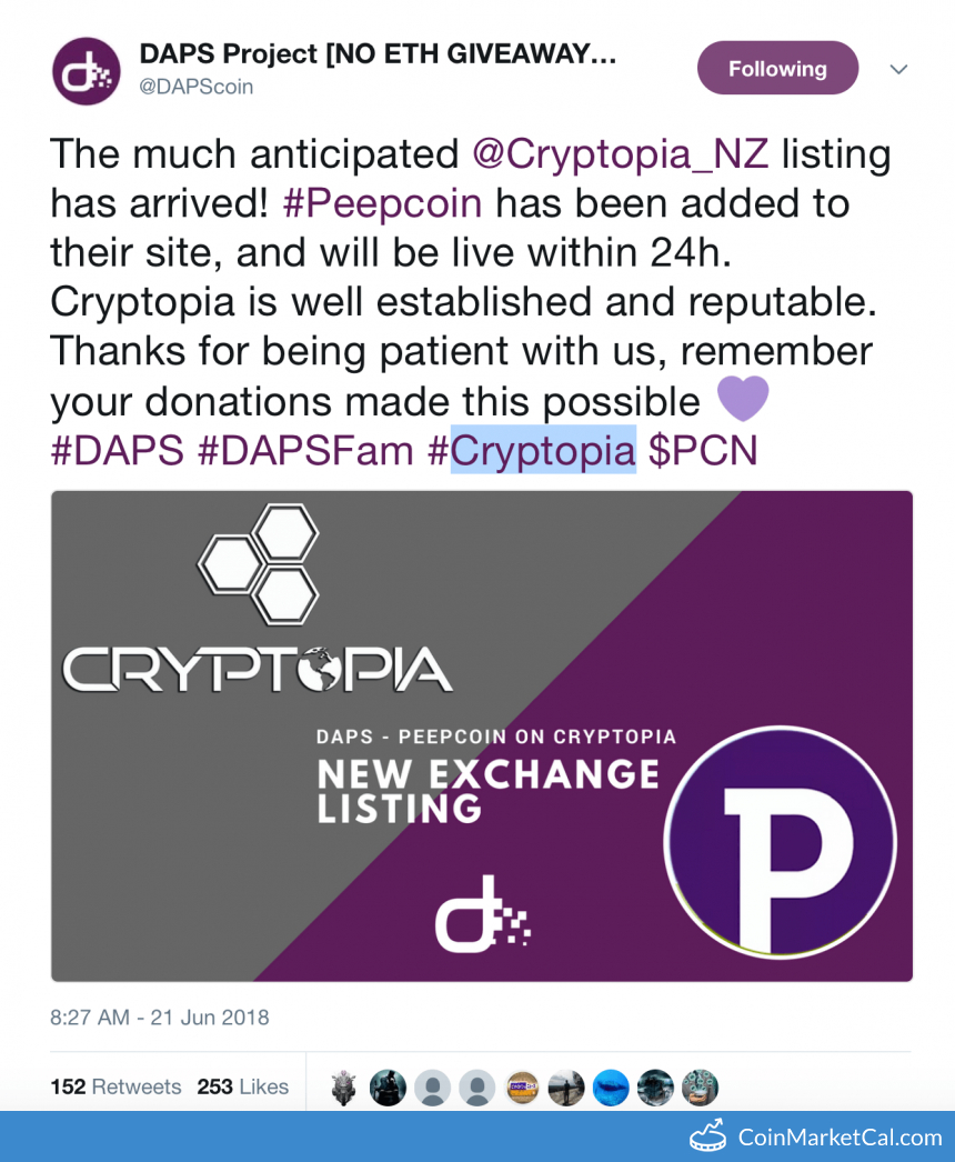 Cryptopia Listing image