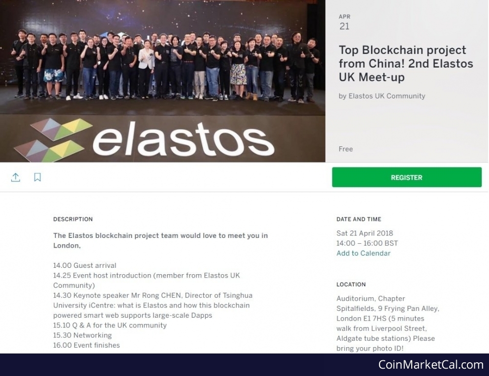 2nd Elastos UK Meet-Up image