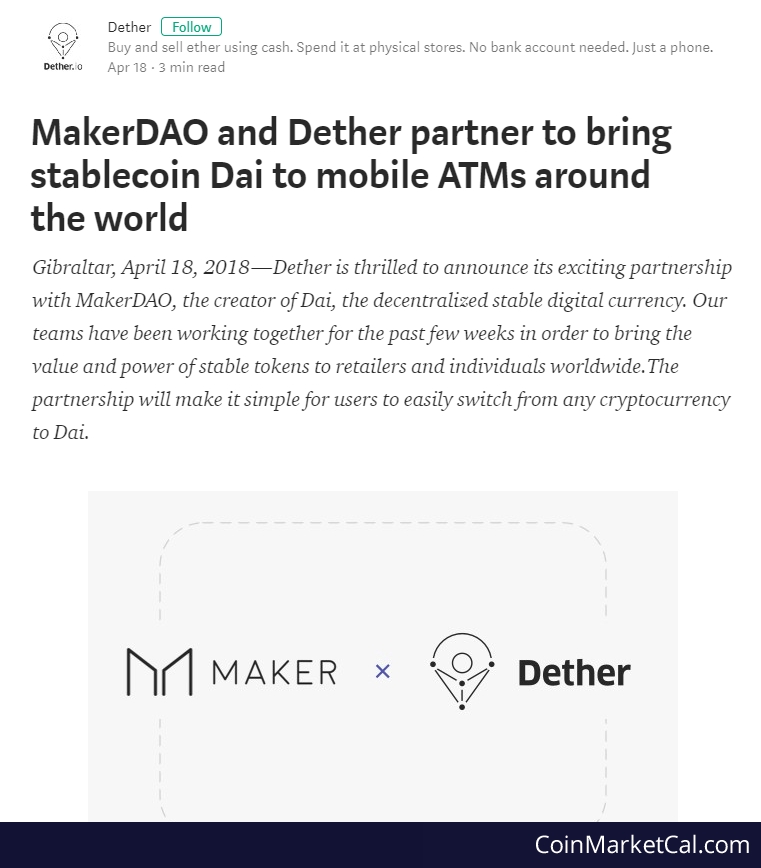 MakerDAO and Dether image