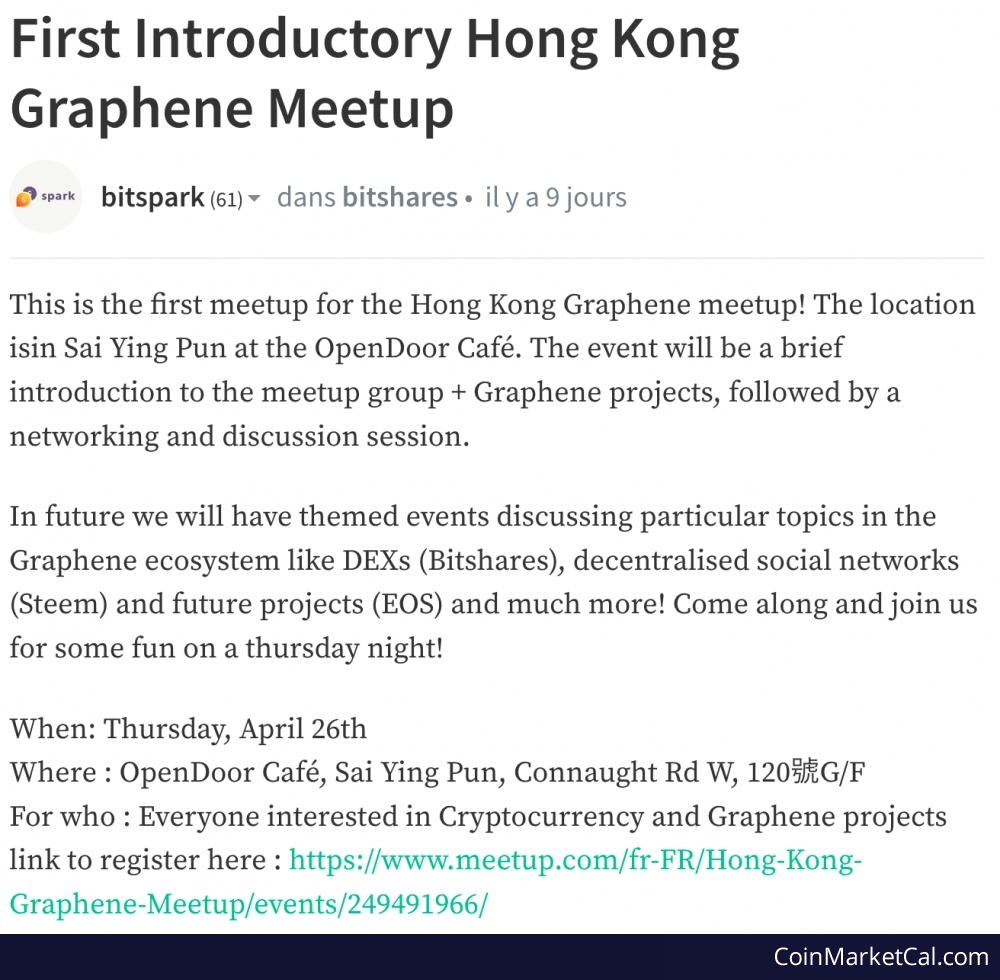 Hong Kong Graphene Meetup image
