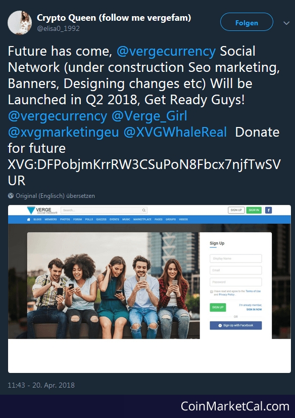 Verge Social Network image