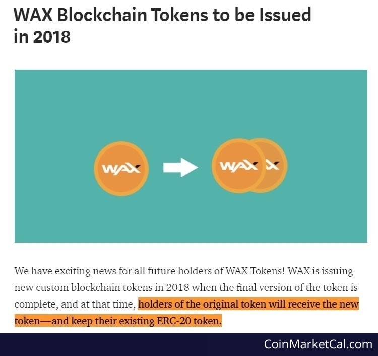 WAX Blockchain Tokens image