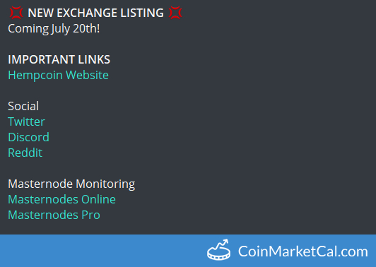 New Exchange Listing image