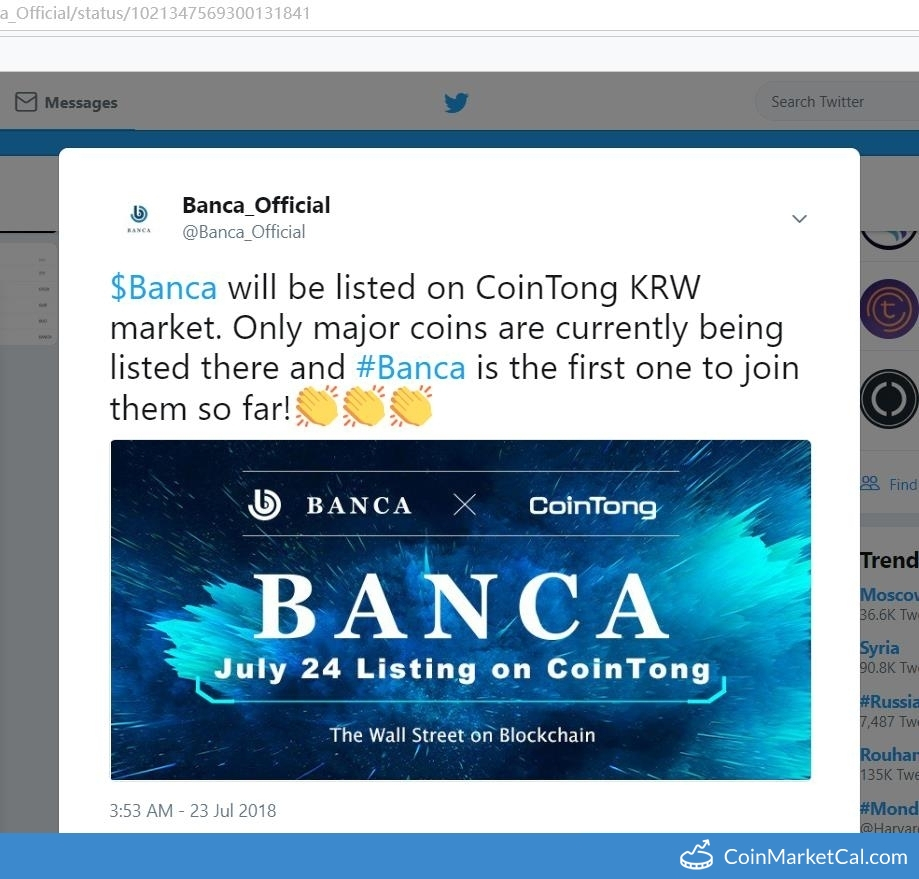 CoinTong Listing image