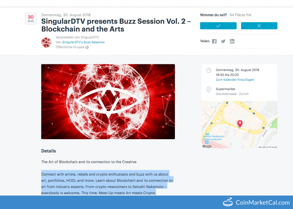 SingularDTV Buzz Sessions image