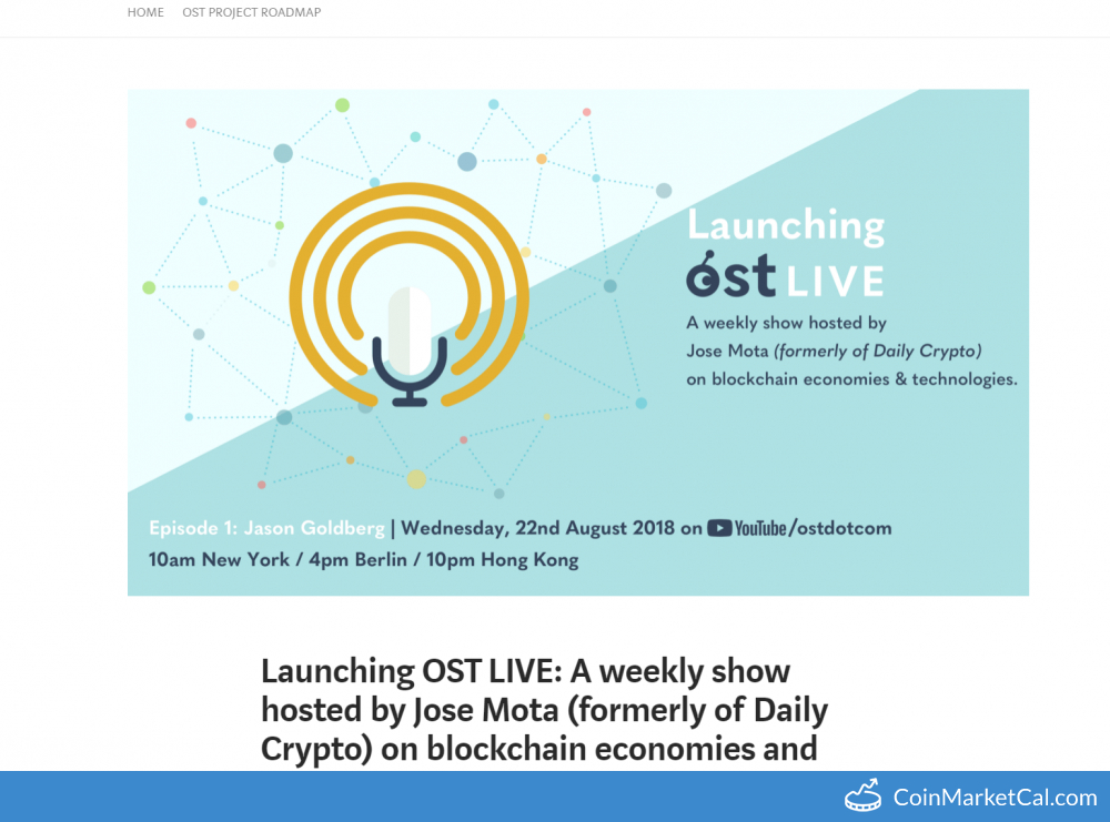 Launching OST LIVE image