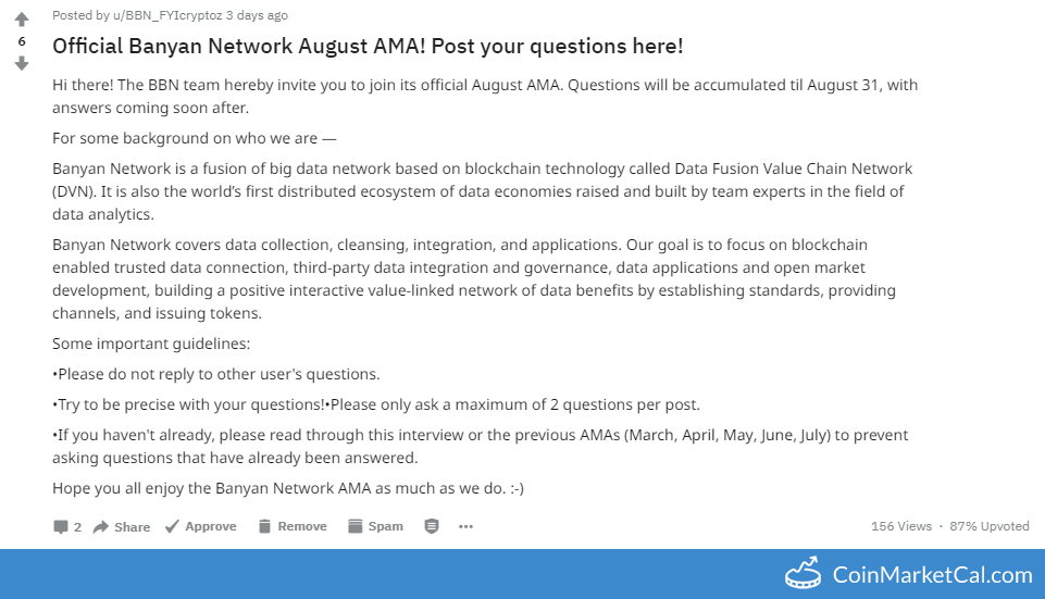 BBN August AMA image