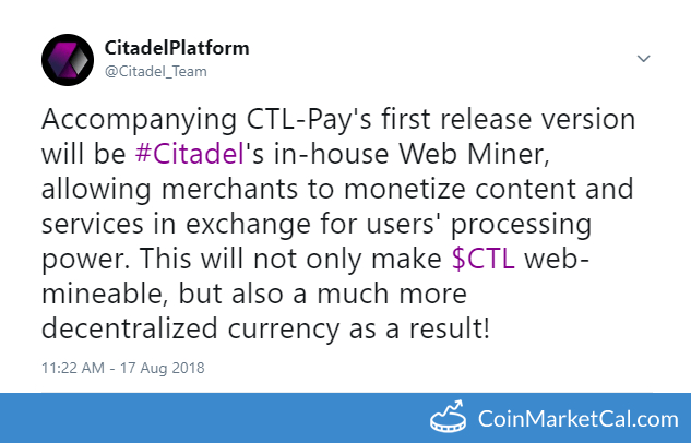 Launching CTL Webminer image