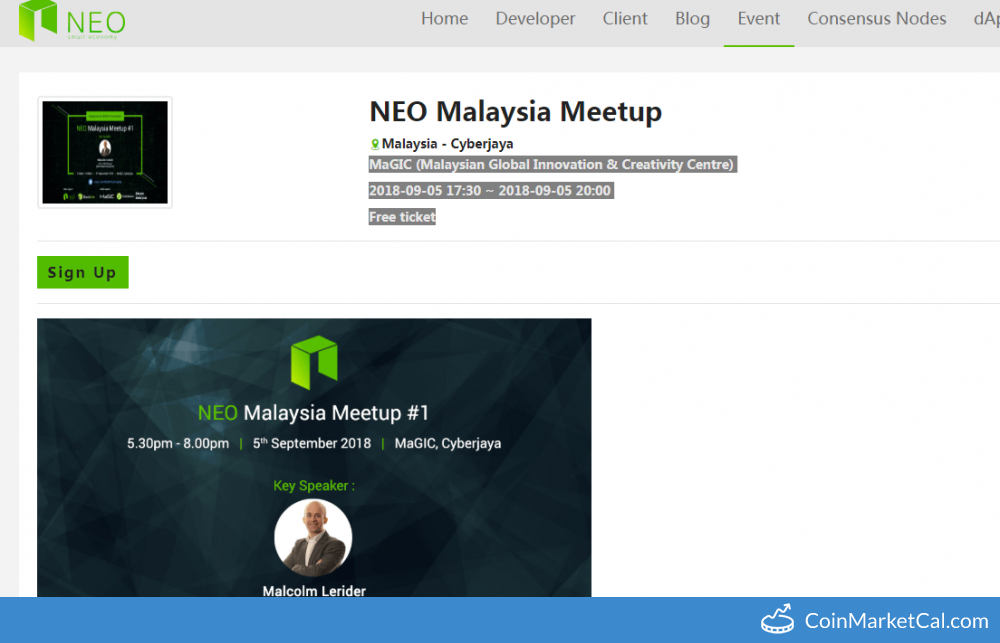 NEO Malaysia Meetup image