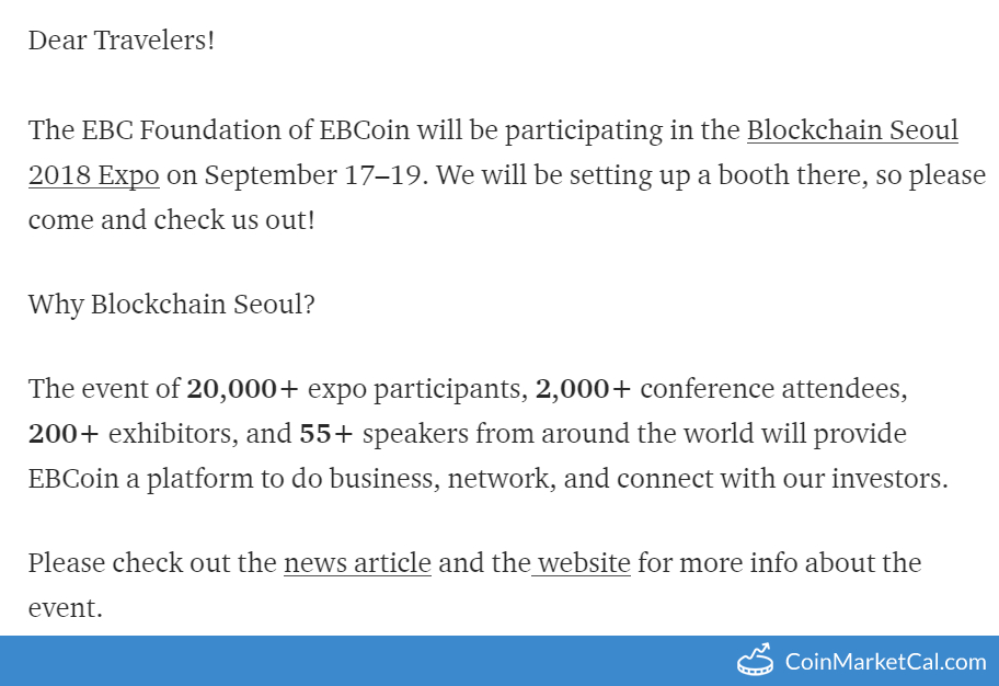 Blockchain Seoul Expo image