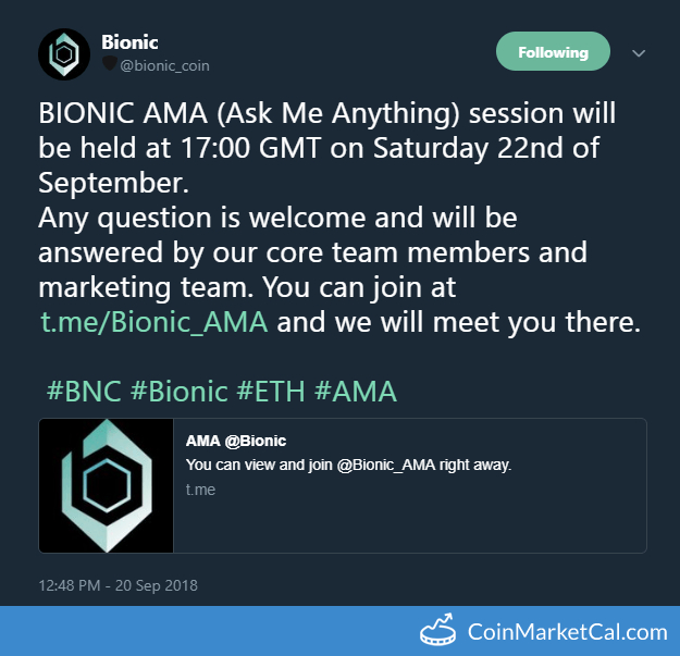 Bionic AMA Session image