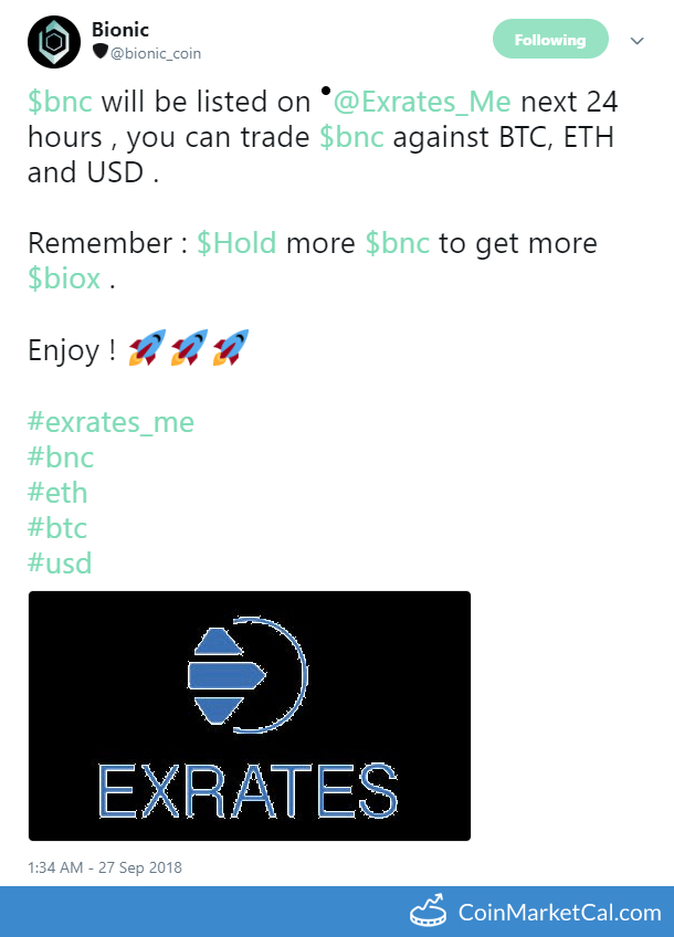 Exrates Listing image