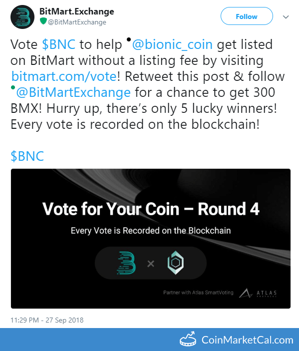 BitMart Vote Contest End image
